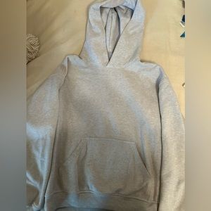 Aritzia TNA perfect hoodie light gray
